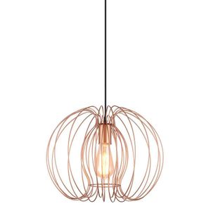 Lustre Pendente Taschibra Aramado Mônaco Cobre E27 Bivolt