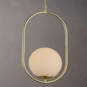 Lustre Pendente Bravalumi Pérola Mond Globo E27 Bivolt Ouro