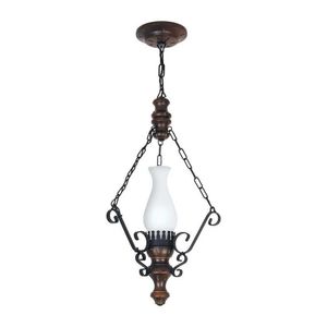 Lustre Rústico Envelhecido 1 Lâmpada 801E