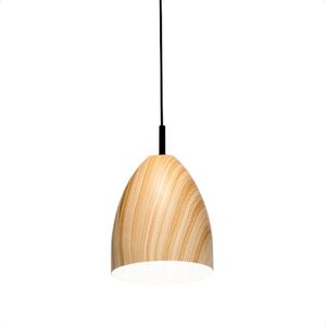 Pendente Led Moderno Taschibra Legna Amadeirado E27 Bivolt