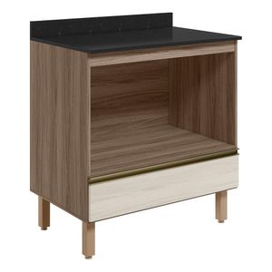 Balcao Nicho Forno 80cm MDF Kali 16406 Nicioli