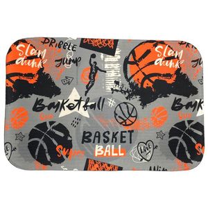 Tapete Para Quarto Estampado Basquete 60cm X 40cm - Base Ant