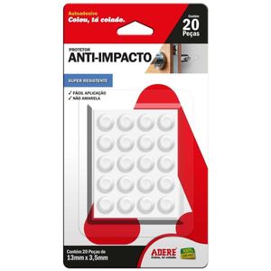 Protetor Anti Impacto Circular Adere Transparente 12mm