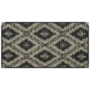 Tapete Sisal Sala 1,50 X 2,00 Antiderrapante Preto S-561