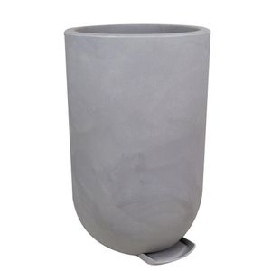 Vaso Decô Alto 50 X 80 Cm Cor 19 - Antique Cimento