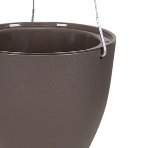 Cachepot Suspenso Egg Autoirrigável Cor 34 - Taupe