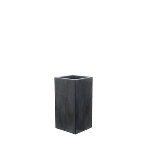 Vaso Cubo 40 X 80 Cm Cor 18 - Antique Preto