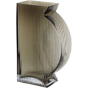 Marinella Vaso 20X12X6Cm Vidro Cinza