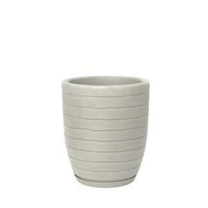 Vaso Relevo 30 X 40 Cm Cor 17 - Antique Branco