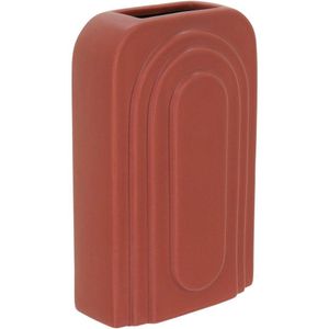 Opala Vaso 24X15X9Cm Cerâmica Coral