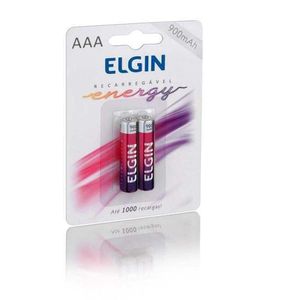 Pilha Elgin Recarregavel 900mah 1 2v Aaa C 2 82168