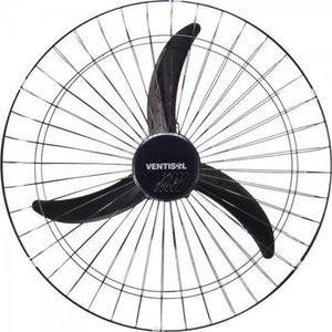 Ventilador De Parede 60 Cm 127V New Premium Preto Ventisol