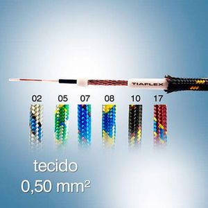 Cabo Guitarra Cobertura Tecido 0.50mm - 40 Metros