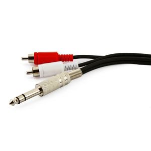 Cabo P10 Estereo Para 2 Rca - 2 Metros