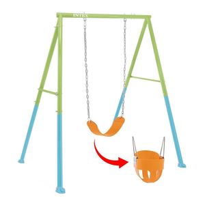 Balanço De Jardim Infantil Individual Assento 2 Em 1 Crianças E Bebês Intex