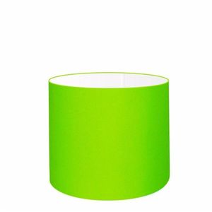Cúpula Abajur Cilíndrica Cp-7009 Ø25x20cm Verde Limão