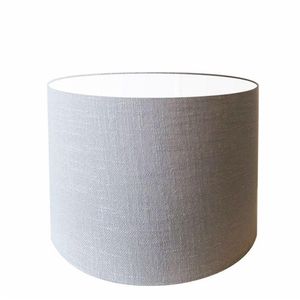 Cúpula Abajur Cilíndrica Cp-7021 45x25cm Rustico Cinza