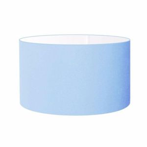 Cúpula Abajur Cilíndrica Cp-7028 Ø60x30cm Azul Bebê