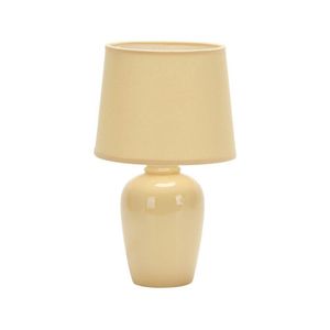 Luminária Abajur Taschibra Pottery 32cm E27 Bivolt Bege