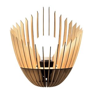 Abajur Grande De Chão El Salvador Mdf Luminária Mdf Cru Tamanho Kit Com 2 40x45cm E 85x80cm