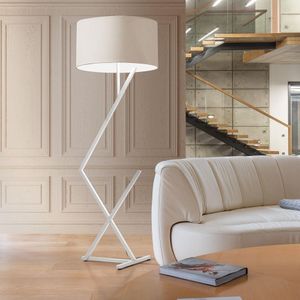 Abajur De Chão Luminária De Piso Bali Cúpula Lançamento