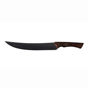 Faca Para Carne Churrasco Black Lâmina Inox Escurecido Cabo Madeira 10 - Tramontina 22841110