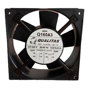Mini Ventilador Qualitas Q160a3 162x162x55mm 127-220v