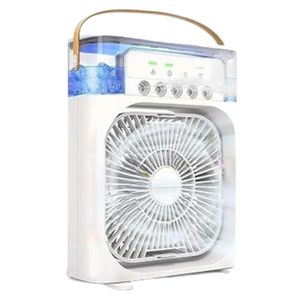 Ventilador Portátil De Mesa Mini Umidificador Bivolt - Branco