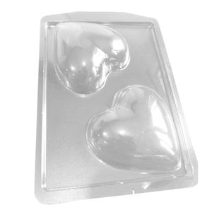 Forma De Silicone Coração - 250g