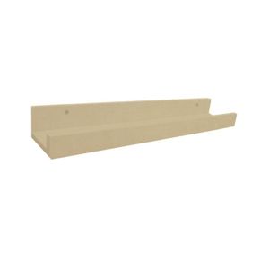 Prateleira Esmalteria Simples 60 Cm Em Mdf Natural [f031]