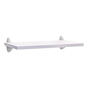 Prateleira Branca 18 Mm 20 X 100 Cm Com Suporte Bico Tucano - Fp