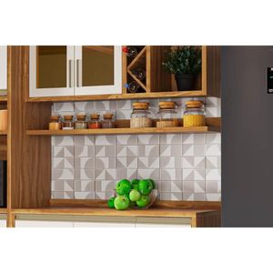 Prateleira de Cozinha Tempranillo 120cm Amendoa/Off White - Ronipa