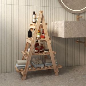 4 Prateleiras De Chão De Banheiro Estante De Chão