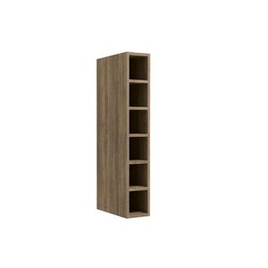Nicho De Cozinha Modulado Garrafeiro Maxxi G760 15cm Nogal - Kappesberg