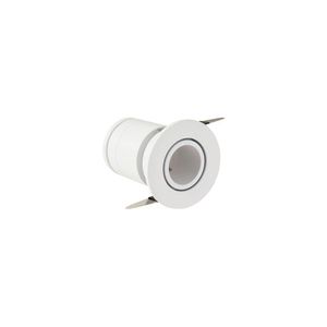 Spot De Embutir Nordecor Lun Redondo Led Alto Irc 90 3w Bivolt Branco 2700k Luz Amarela 6502