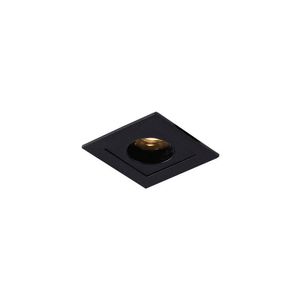 Spot De Embutir Astraled Downlight Ashok Led Alto Irc 90 2w Bivolt Preto 3000k Luz Amarela Dl-7202