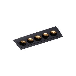 Spot De Embutir Nordecor Powerus Led 10w Bivolt Preto 3000k Luz Amarela