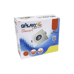 Spot Led Quadrado Direcionavel 07wx6500k Br