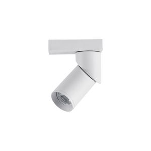 Spot Direcionável De Sobrepor Nordecor Piere 1 Com Canopla Mr16 Gu10 Bivolt Branco 6340