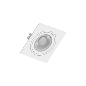 Spot De Embutir Plano Save Energy Mr16 Gu10 Bivolt Branco