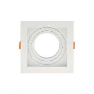 Spot Recuado De Embutir Quadrado Móvel Ar 111 Branco Taschibra