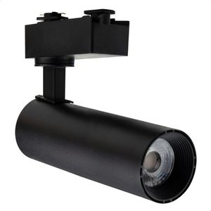Spot Led Blumenau Up Para Trilho Mr16 15w Preto Bivolt 3000k Quente