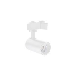 Spot Direcionável Para Trilho Eletrificado Blumenau Led Up 5w Bivolt Branco 3000k Luz Amarela