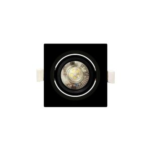 Spot De Embutir De Led Taschibra Alltop Mr16 Quadrado 5w Bivolt Preto Preto 4000k Luz Neutra 15090331