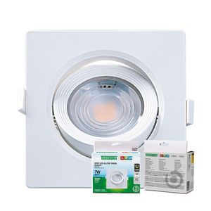 Spot De Led Embutir Alltop Par20 Quadrado 7W Bivolt Taschibra 6500K Branca Fria