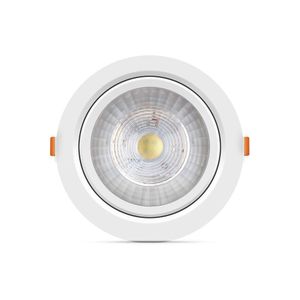 Spot De Led Embutir Elgin Ecospot Mr16 Redondo 5w Bivolt 6500k Luz Fria
