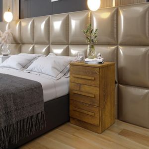 Mesa De Cabeceira Império Rovere Rustico Benetil Móveis