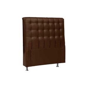Painel De Cama Box Estofada Dama Plus Solteiro - Courano Cacau - Simbal