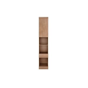 Módulo De Quarto Casal Armário Mesa De Cabeceira Rizon-linea 1 Porta C-1 Gaveta Cumaru - Novo Horizonte