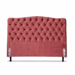 Cabeceira Queen 158 - Bello Box - Dunas Veludo Coral